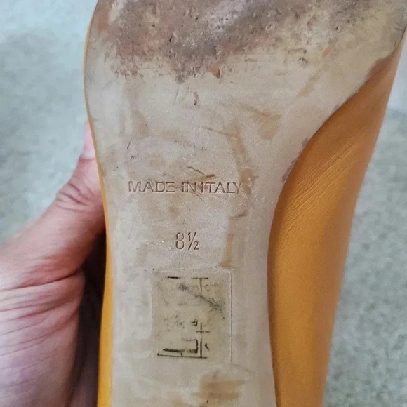 Everlane The Italian Leather Day  Heel - honey yellow - Picture 8 of 10